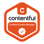 Contentful Badge: Contentful Certified Content Manager